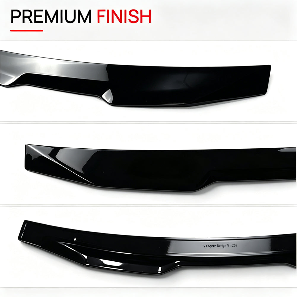 VXSPEED V1 Upper Rear Spoiler for BMW 4 Series / i4 G26 - Black ABS