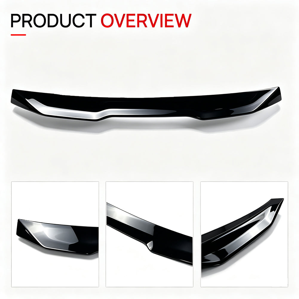VXSPEED V1 Upper Rear Spoiler for BMW 4 Series / i4 G26 - Black ABS overview